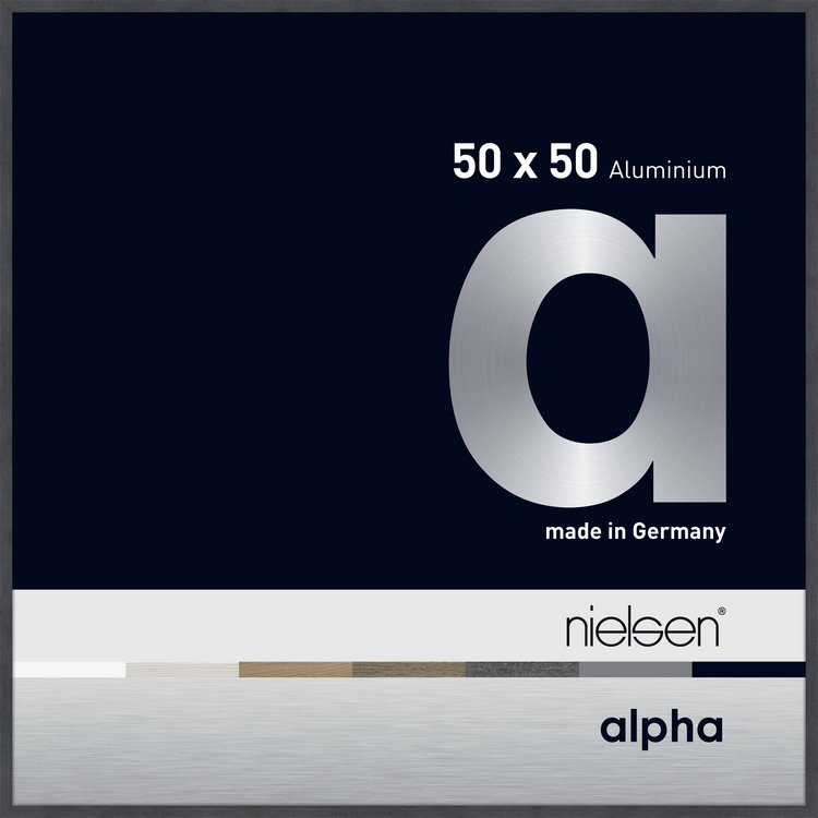 Alu-Rahmen Alpha 50x50 Grau 1655526