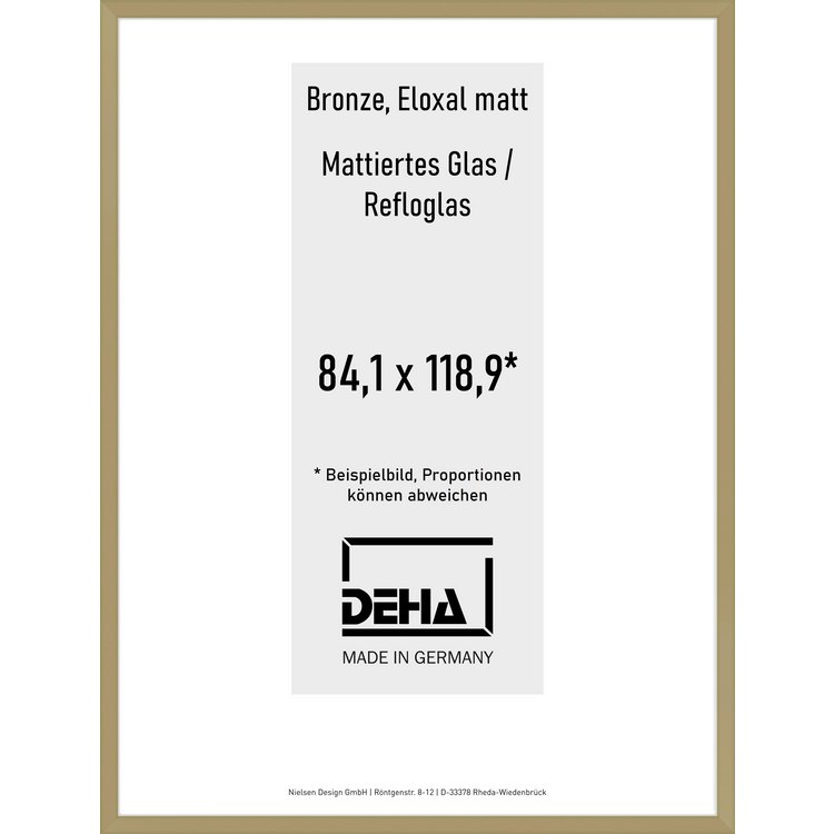 Alu-Rahmen Deha Profil V 84,1 x 118,9 Bronze Reflo 0005RG-005-BRON