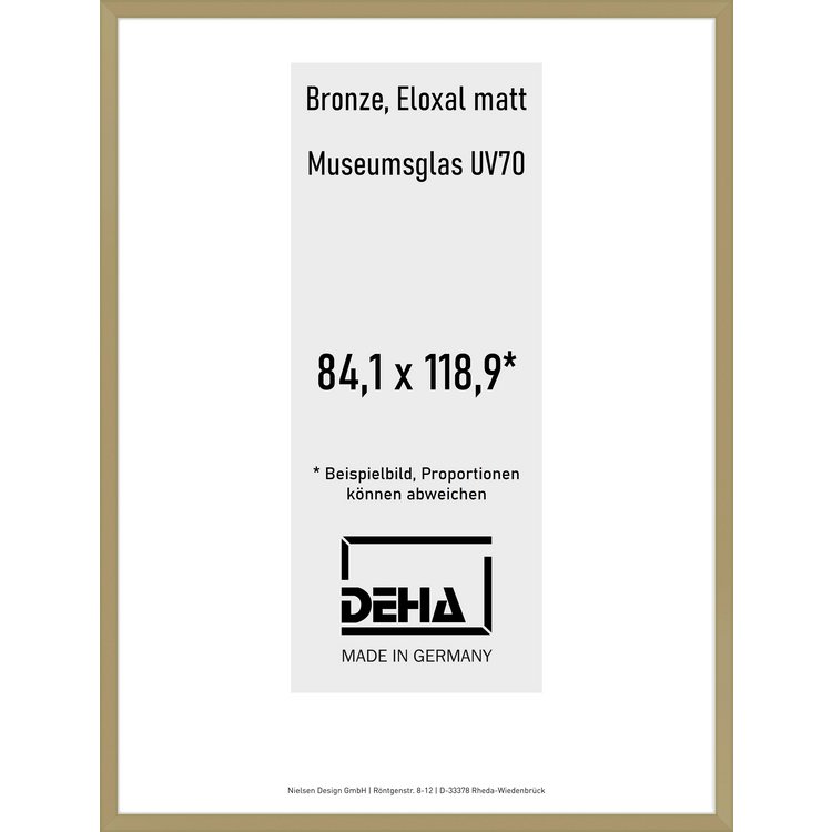 Alu-Rahmen Deha Profil V 84,1 x 118,9 Bronze M.UV70 0005M6-005-BRON