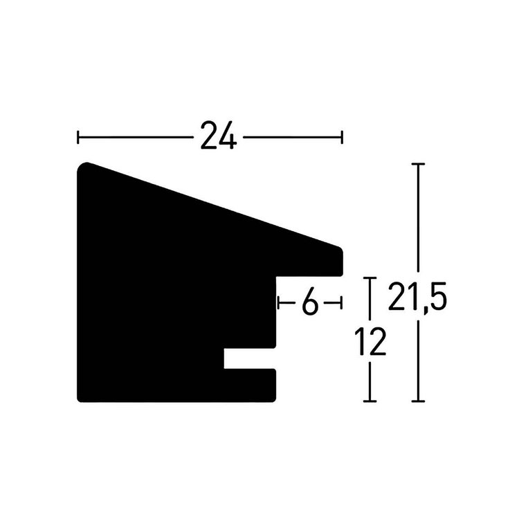 Holz-Rahmen Essential 21 x 29.7 Palisander 4821003