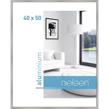 Alu-Bilderrahmen Classic 40x50 Silber matt 34004