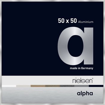 Alu-Bilderrahmen Alpha 50x50 Silber 1655003