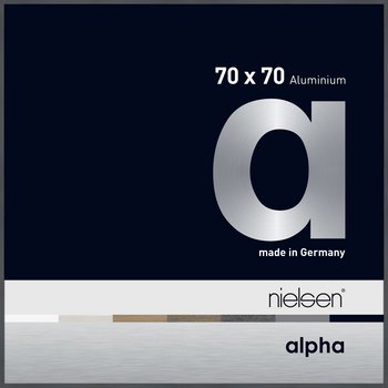 Alu-Bilderrahmen Alpha 70x70 Dunkelgrau gl. 1677020