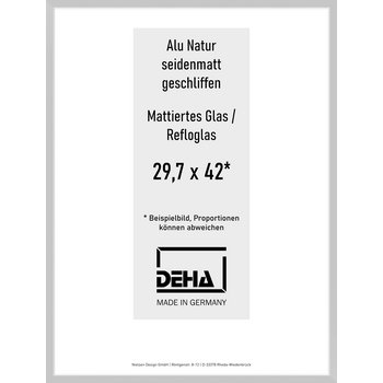 Alu-Rahmen Deha Profil II 29,7 x 42 Alu Natur Reflo 0002RG-002-NAMA