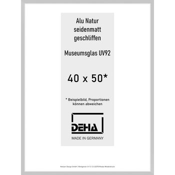 Alu-Rahmen Deha Profil II 40 x 50 Alu Natur M.UV92 0002MG-015-NAMA