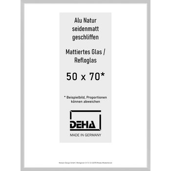 Alu-Rahmen Deha Profil II 50 x 70 Alu Natur Reflo 0002RG-020-NAMA