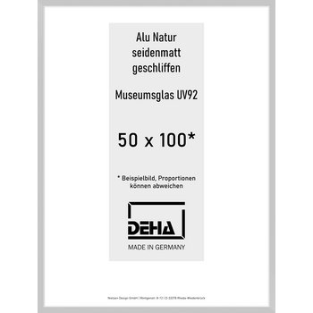 Alu-Rahmen Deha Profil II 50 x 100 Alu Natur M.UV92 0002MG-044-NAMA