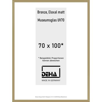 Alu-Rahmen Deha Profil V 70 x 100 Bronze M.UV70 0005M6-033-BRON
