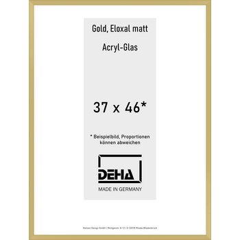 Alu-Rahmen Deha Profil V 37 x 46 Gold Acryl 0005AG-013-GOMA