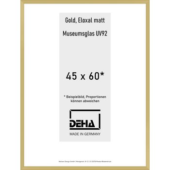 Alu-Rahmen Deha Profil V 45 x 60 Gold M.UV92 0005MG-016-GOMA