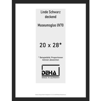 Distanzbilderrahmen Deha A 30 20 x 28 Linde Schwarz deckend M.UV70 0A30M6-007-930512