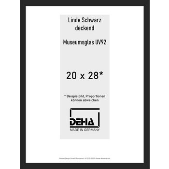 Distanzbilderrahmen Deha A 30 20 x 28 Linde Schwarz deckend M.UV92 0A30MG-007-930512