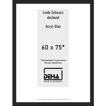 Distanzbilderrahmen Deha A 30 60 x 75 Linde Schwarz deckend Acryl 0A30AG-026-930512