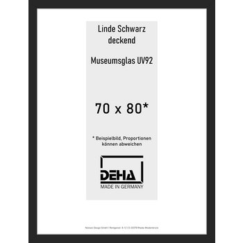 Distanzbilderrahmen Deha A 30 70 x 80 Linde Schwarz deckend M.UV92 0A30MG-031-930512